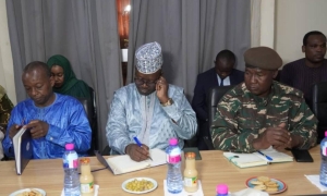 Visite du Ministre, Directeur de Cabinet du Président du CNSP, Dr Soumana Boubacar