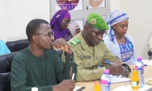Visite du Ministre, Directeur de Cabinet du Président du CNSP, Dr Soumana Boubacar